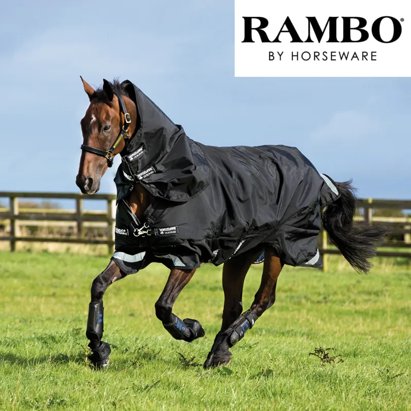Horseware Rambo Supreme 1680d Turnout Med - Black